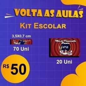 CARTELA DE ETIQUETA ESCOLAR