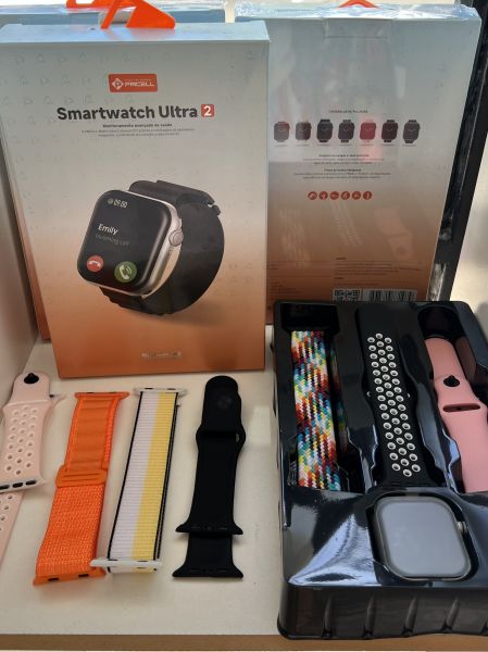 Relogio Smartwatch Watch Ultra 2 Com 7 Pulseira