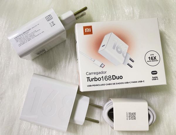 Carregador super turbo power 168W saída tipo-c