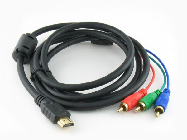 Cabo HDMI com 3 RCA Macho 1.5m com Filtro