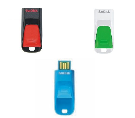 PEN DRIVE SANDISK CRUZER BLADE SDCZ50 8GB Varias Cores